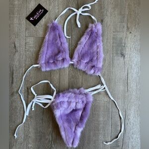 Lilac Fluffy Set from Catsgotthecream